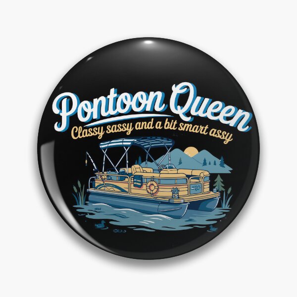 Item preview, Pontoon Queen Design for Women Mom Captain Pontoon Queen  designed and sold by Colorfulman.