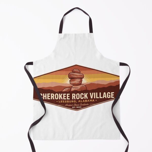 Item preview, Cherokee Rock Village Alabama Vintage Travel Badge Sticker designed and sold by DetourDgn.