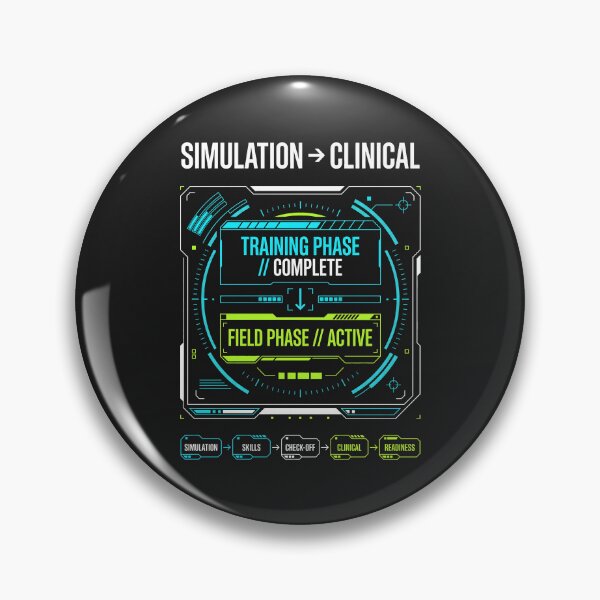 Item preview, Simulation to Clinical - Nursing Student Hud designed and sold by SplashTastic.