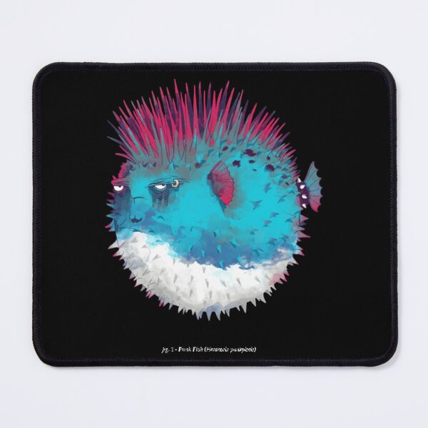 Item preview, Punk Pufferfish Neon Mohawk Cartoon Design designed and sold by Kyle James.