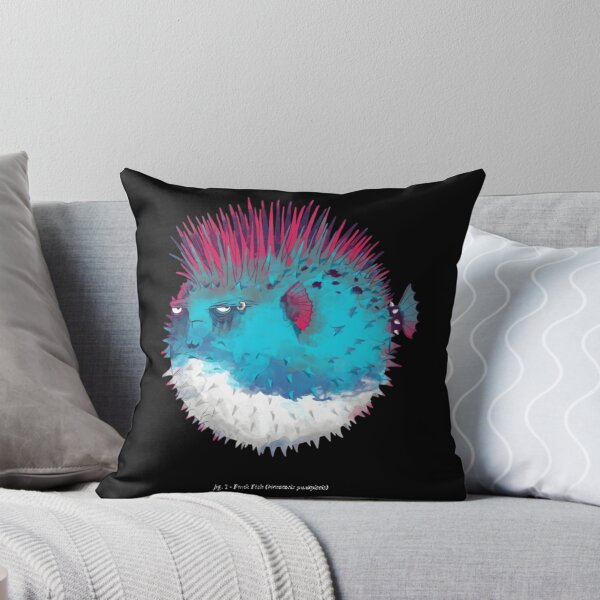 Item preview, Punk Pufferfish Neon Mohawk Cartoon Design designed and sold by Kyle James.