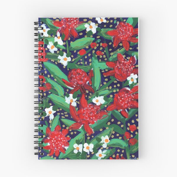 Item preview, Ada – midnight Waratah’s Floral designed and sold by SarahHockingArt.