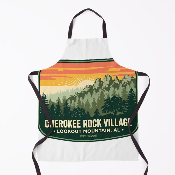 Item preview, Cherokee Rock Village Lookout Mountain Forest Badge Sticker designed and sold by DetourDgn.