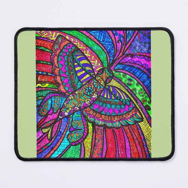 Item preview, Garden Butterfly – Hand Drawn Floral Fantasy Art designed and sold by Selena.m.studio.