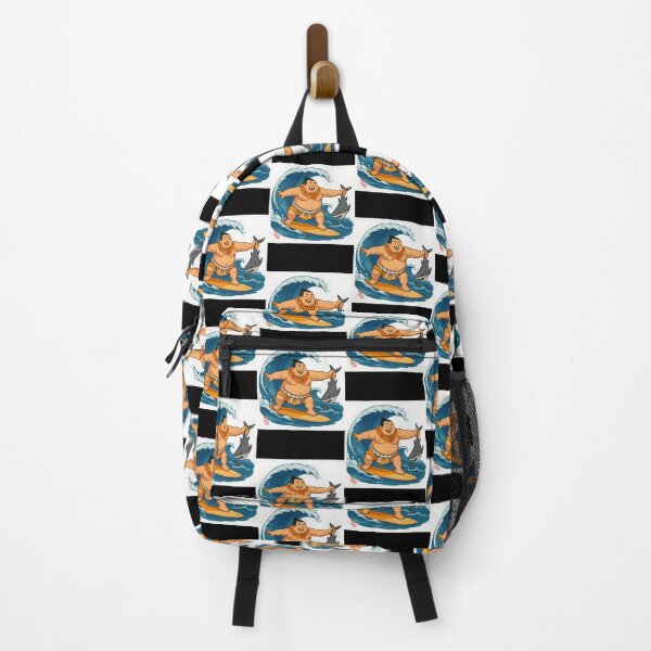 Item preview, Japanese Sumo Wrestler Catching Waves Surfing Ocean Art | ⭐⭐⭐⭐⭐ Best Seller designed and sold by LeShopdeMus.