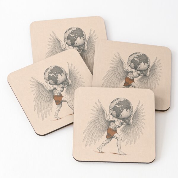 Item preview, Weary Angel Carrying the World designed and sold by Qenlo.