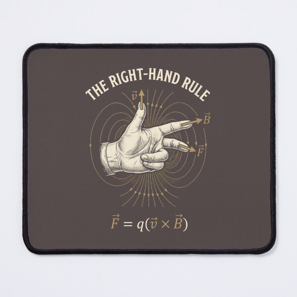 Item preview, The Right-Hand Rule - Physics Student Vector Humor designed and sold by SplashTastic.