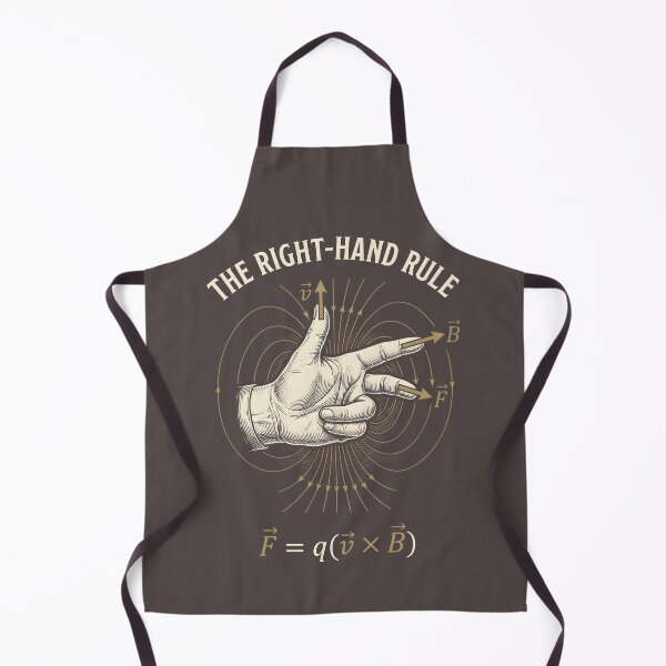 Item preview, The Right-Hand Rule - Physics Student Vector Humor designed and sold by SplashTastic.