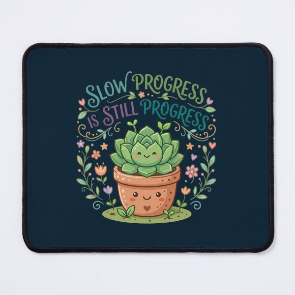 Item preview, Slow Progress Is Still Progress Quote | Motivational Growth Mindset Typography Design designed and sold by WallMuseStudio .