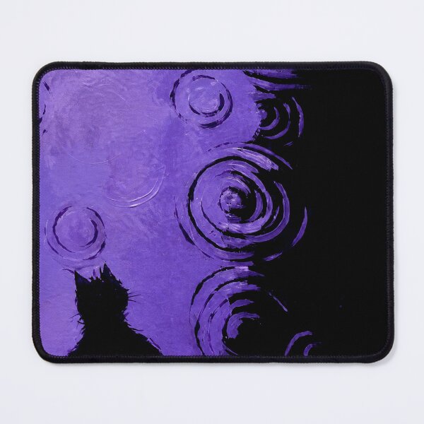 Item preview, Purple Cat Under a Swirling Night designed and sold by Lino_1906.