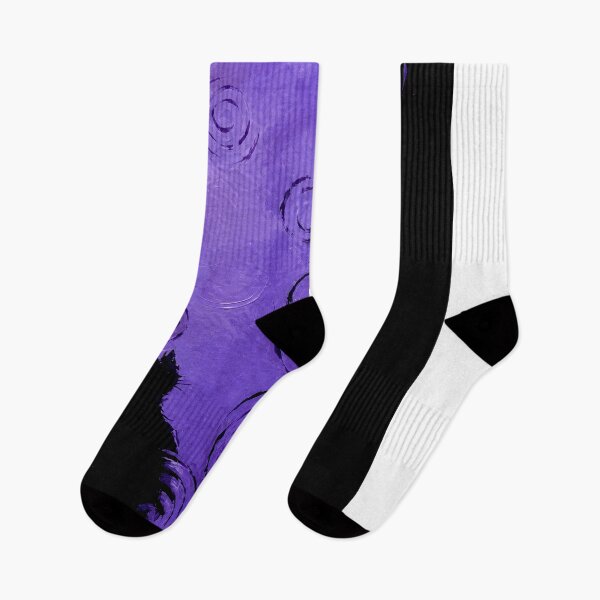 Item preview, Purple Cat Under a Swirling Night designed and sold by Lino_1906.