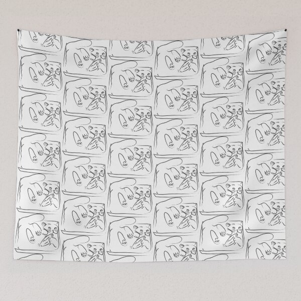 Item preview, Playful Kitten Wiggling in Tray designed and sold by reksitawardani.