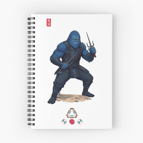 Item preview, Ninja Blue Bigfoot with Sai designed and sold by Whimsy Trail Co.