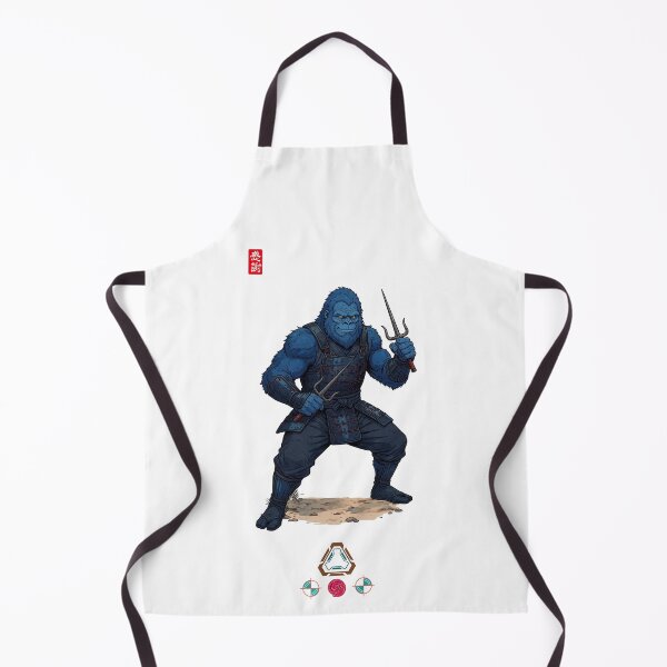 Item preview, Ninja Blue Bigfoot with Sai designed and sold by Whimsy Trail Co.