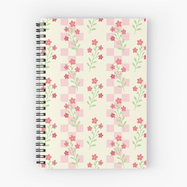 Item preview, Cute Pink Floral Seamless Checkerboard Pattern designed and sold by prapapon.