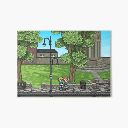 York, UK Scot Pilgrim Inspired Pixel Art Art Board Print