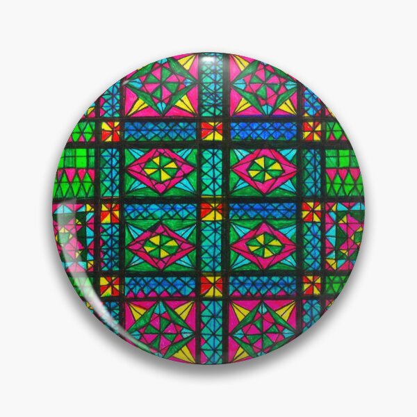 Item preview, Persian Mosaic Window – Geometric Stained Glass Inspired Art designed and sold by Selena.m.studio.