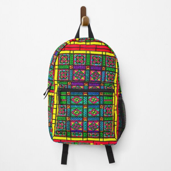 Item preview, Persian Mosaic Window – Geometric Stained Glass Inspired Art designed and sold by Selena.m.studio.