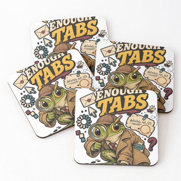Item preview, I’ve Seen Enough Tabs Detective Frog designed and sold by Trendy-Artistry.