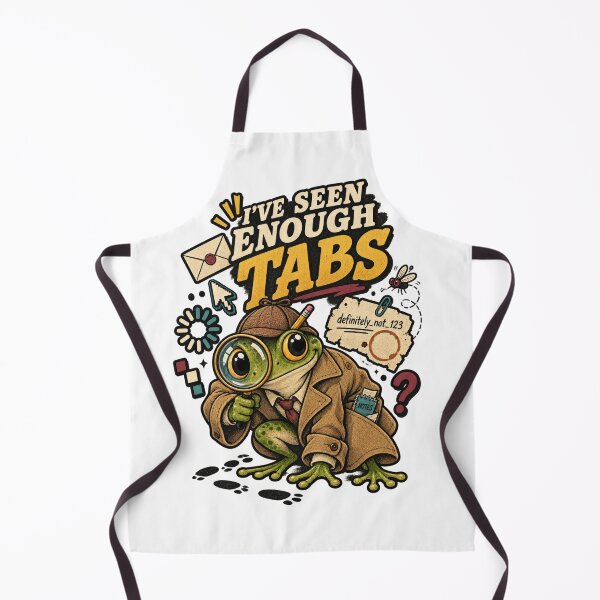 Item preview, I’ve Seen Enough Tabs Detective Frog designed and sold by Trendy-Artistry.