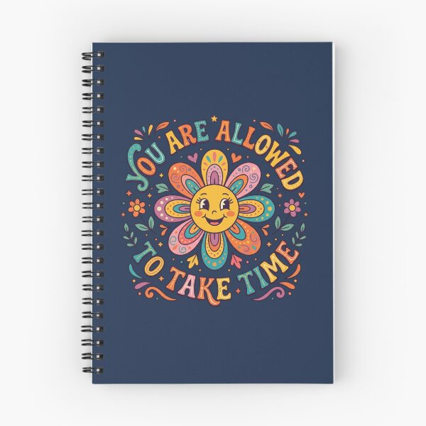 Item preview, You Are Allowed to Take Time Quote | Self Love & Healing Mental Health Typography Design designed and sold by WallMuseStudio .