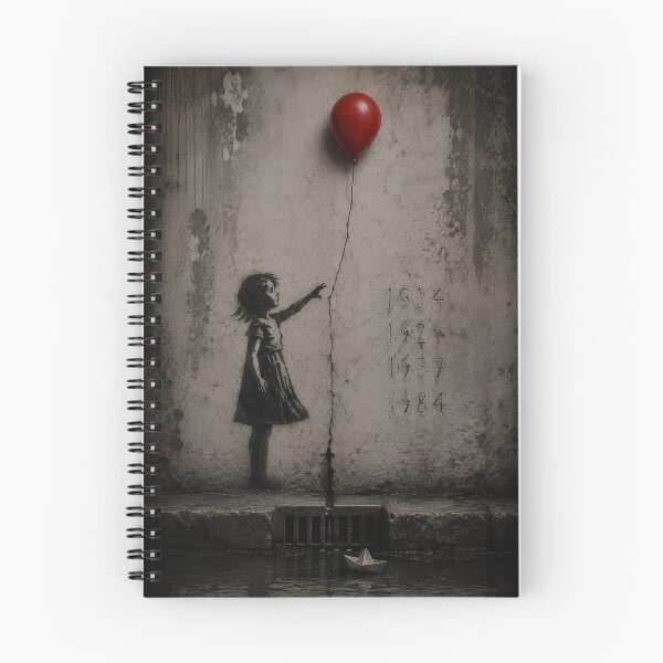 Item preview, Derry Red Balloon Street Art Horror | Red Balloon Pennywise Inspired designed and sold by Extravanganzza.