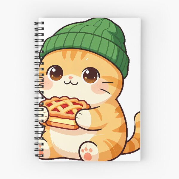 Item preview, Cute Scottish Fold Cat with Apple Pie Icon designed and sold by pumsquare.