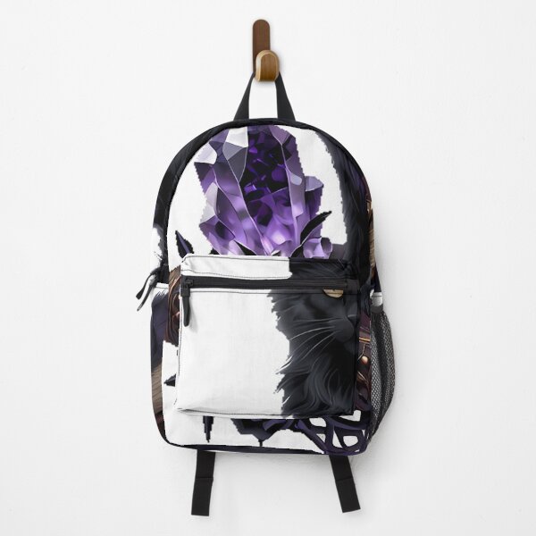 Item preview, Gothic Amethyst Cat Spellbook Geode designed and sold by IllumeInk.