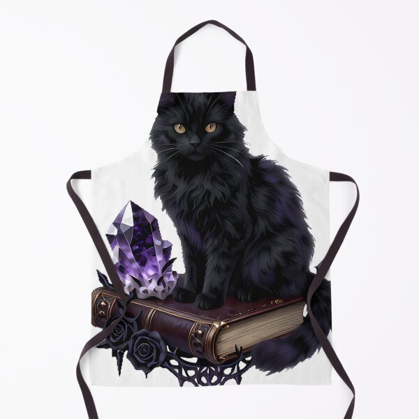 Item preview, Gothic Amethyst Cat Spellbook Geode designed and sold by IllumeInk.