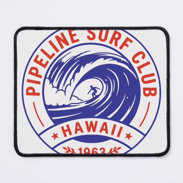 Item preview, Pipeline Surf Club Hawaii Banner Wave Badge designed and sold by NUSA NIPA.