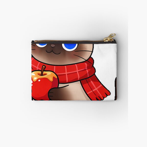 Item preview, Cute Siamese Cat with Caramel Apple Icon designed and sold by pumsquare.