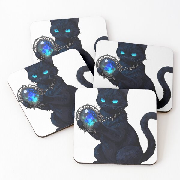 Item preview, Gothic Labradorite Cat Arcane Talisman designed and sold by IllumeInk.