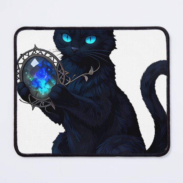 Item preview, Gothic Labradorite Cat Arcane Talisman designed and sold by IllumeInk.