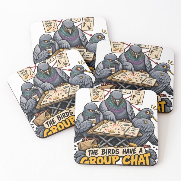 Item preview, The Birds Have a Group Chat designed and sold by Trendy-Artistry.