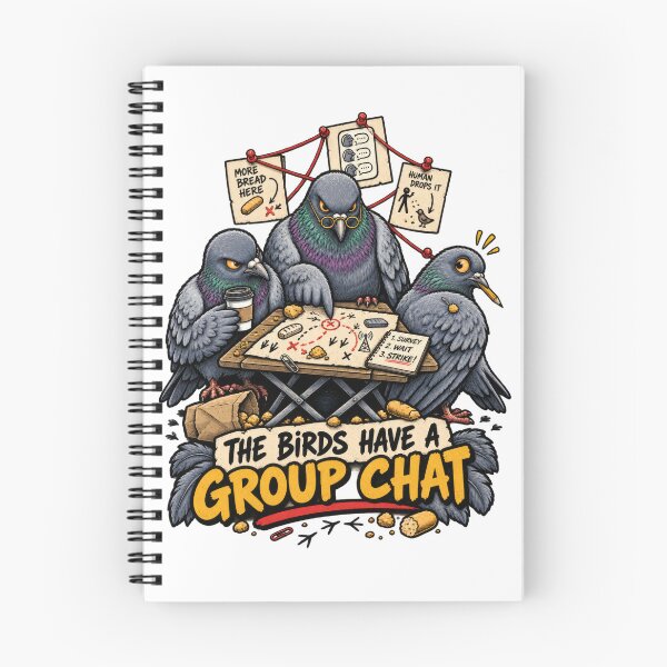 Item preview, The Birds Have a Group Chat designed and sold by Trendy-Artistry.