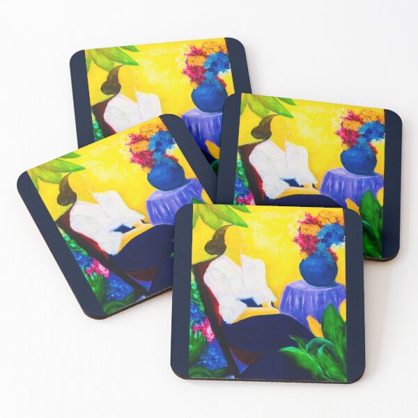 Item preview, Quiet Moments in a Tropical Garden designed and sold by Nikkiart24.redbubble.com.
