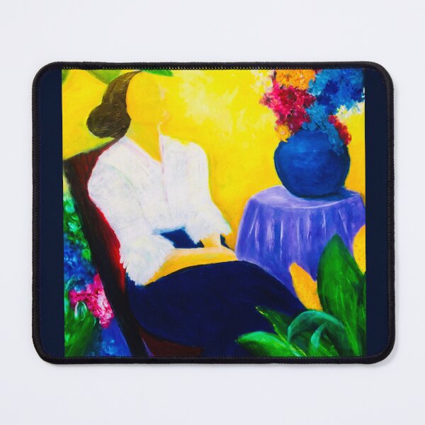 Item preview, Quiet Moments in a Tropical Garden designed and sold by Nikkiart24.redbubble.com.