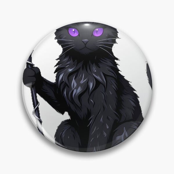 Item preview, Gothic Selenite Cat Moon Scepter designed and sold by IllumeInk.
