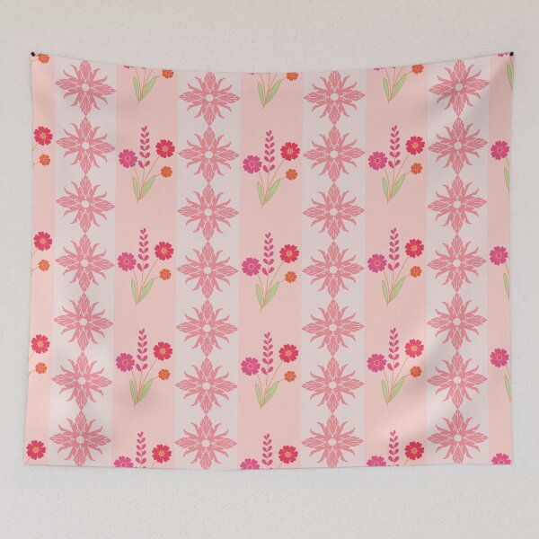 Item preview, Pink Damask Floral Seamless Pattern Background designed and sold by prapapon.
