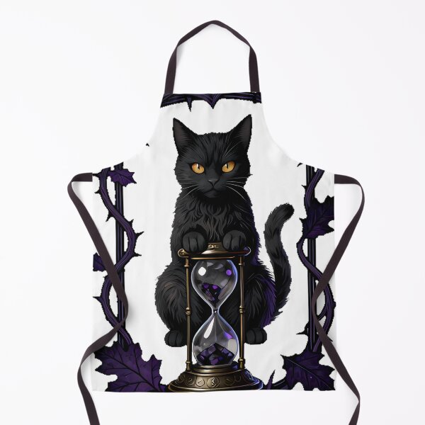 Item preview, Gothic Smoky Quartz Cat Hourglass designed and sold by IllumeInk.