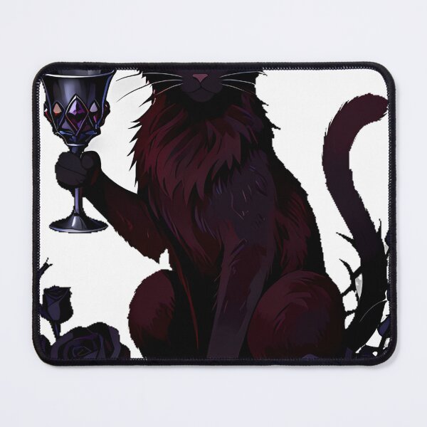 Item preview, Gothic Garnet Cat Poison Chalice designed and sold by IllumeInk.