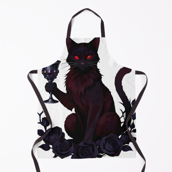 Item preview, Gothic Garnet Cat Poison Chalice designed and sold by IllumeInk.