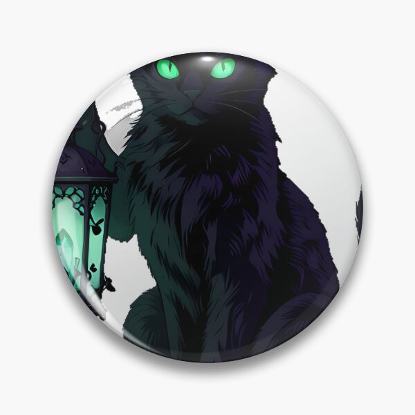 Item preview, Gothic Emerald Cat Necromancy Lantern designed and sold by IllumeInk.