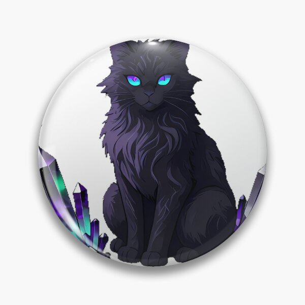 Item preview, Gothic Fluorite Cat Crystal Cluster designed and sold by IllumeInk.