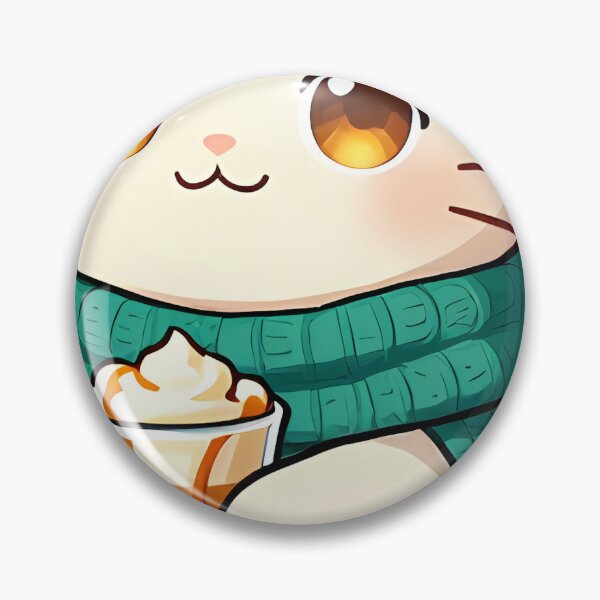 Item preview, Cute Turkish Van Cat with Caramel Macchiato Icon designed and sold by pumsquare.