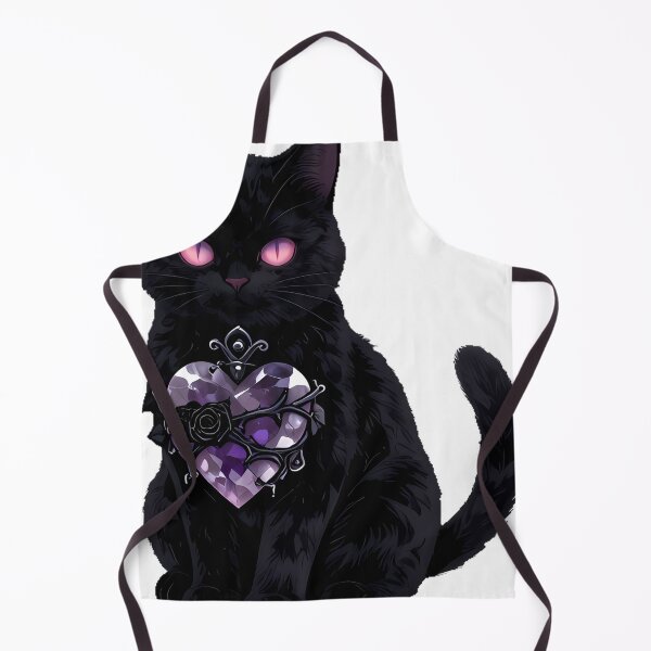Item preview, Gothic Rose Quartz Cat Gothic Heart Relic designed and sold by IllumeInk.