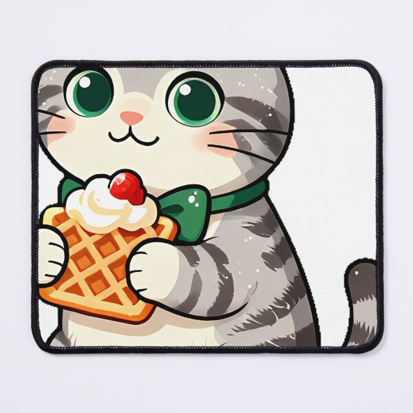 Item preview, Cute American Shorthair Cat with Belgian Waffle Icon designed and sold by pumsquare.