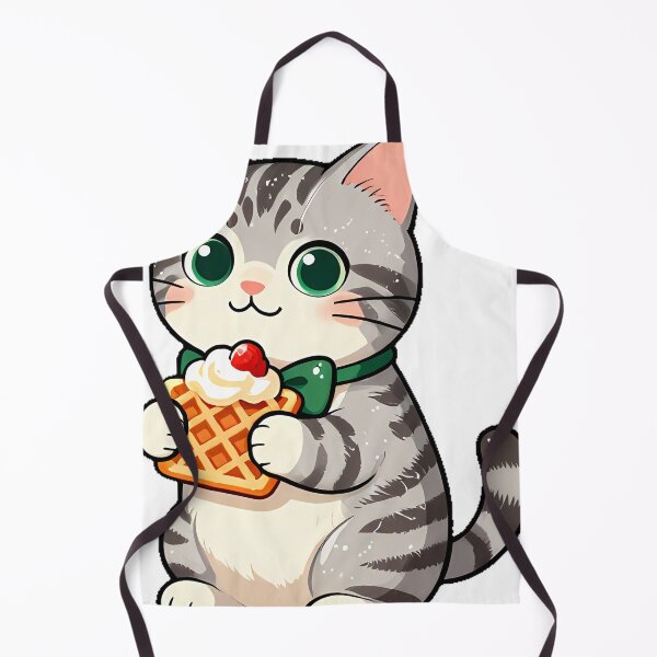 Item preview, Cute American Shorthair Cat with Belgian Waffle Icon designed and sold by pumsquare.