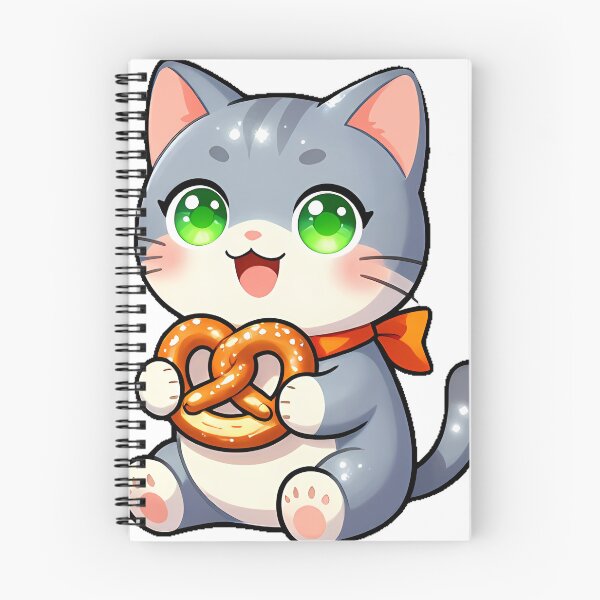 Item preview, Cute Korat Cat with Soft Pretzel Icon designed and sold by pumsquare.