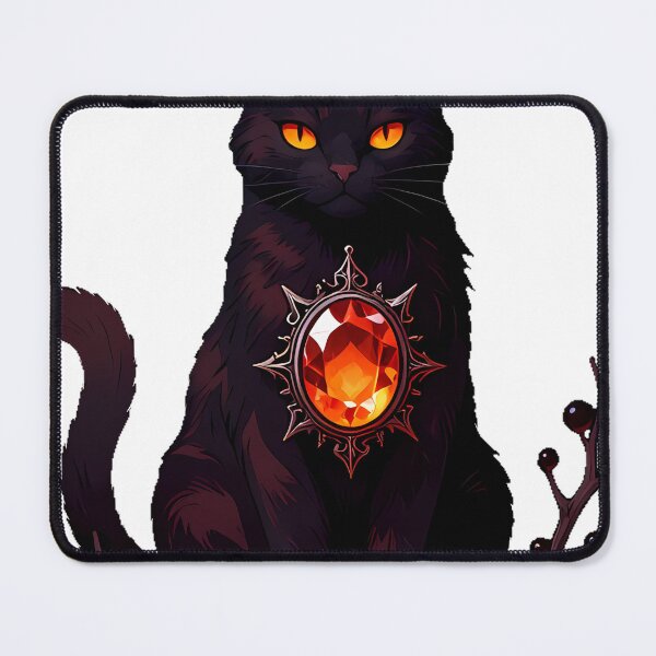 Item preview, Gothic Carnelian Cat Blood Moon Talisman designed and sold by IllumeInk.